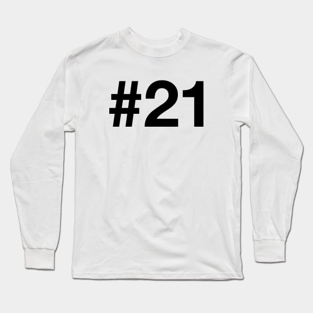 21 Long Sleeve T-Shirt by eyesblau